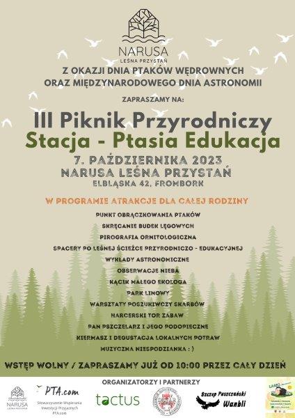 III Piknik Przyrodniczy Stacja - Ptasia Edukacja